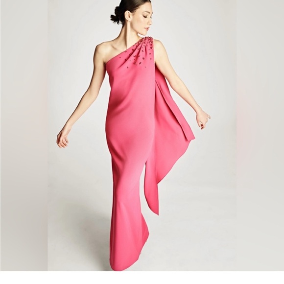 Sachin & Babi Womens Leslie Gown, Pink NWT SZ 0 - Picture 4 of 7